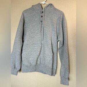 L.L. Bean Heather Gray Athletic Hoodie. SIZE M . vintage